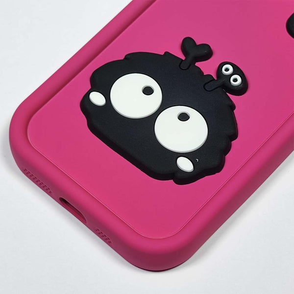 Husa Apple iPhone 15 Pro Max model Love You Cartoon 3D, Silicon, TPU