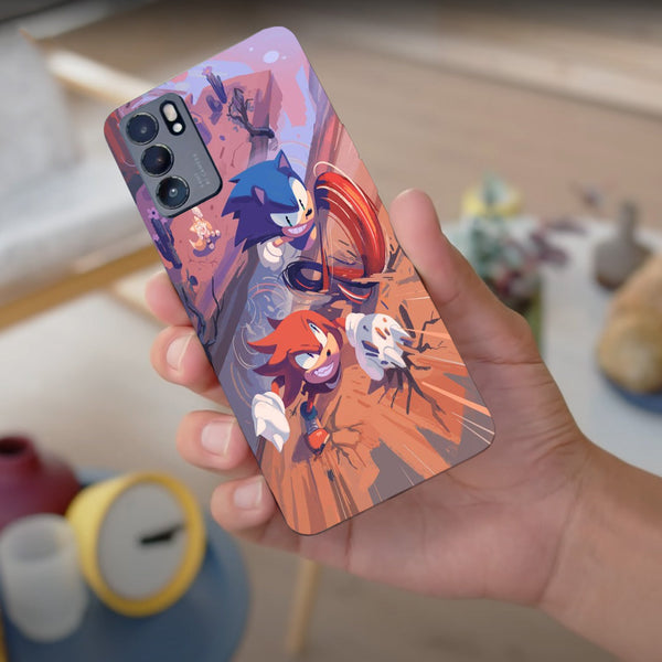 Husa compatibila cu Oppo Reno 5 4G model Sonic Mania, Silicon, TPU, Viceversa