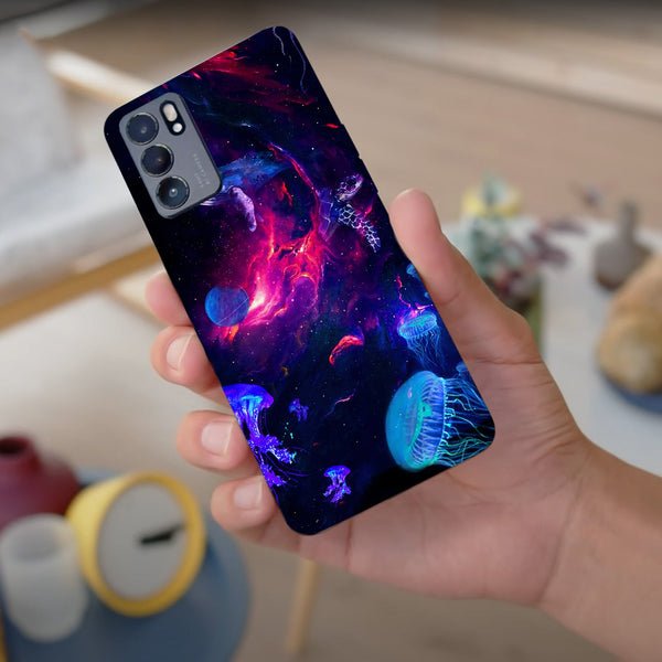 Husa compatibila cu Oppo Reno 5 4G model Space Life, Silicon, TPU, Viceversa