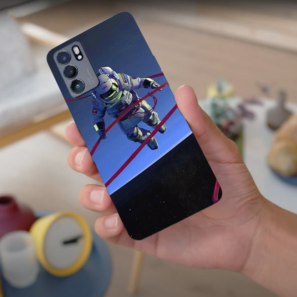 Husa compatibila cu Oppo Reno 5 4G model Space Pursuit, Silicon, TPU, Viceversa