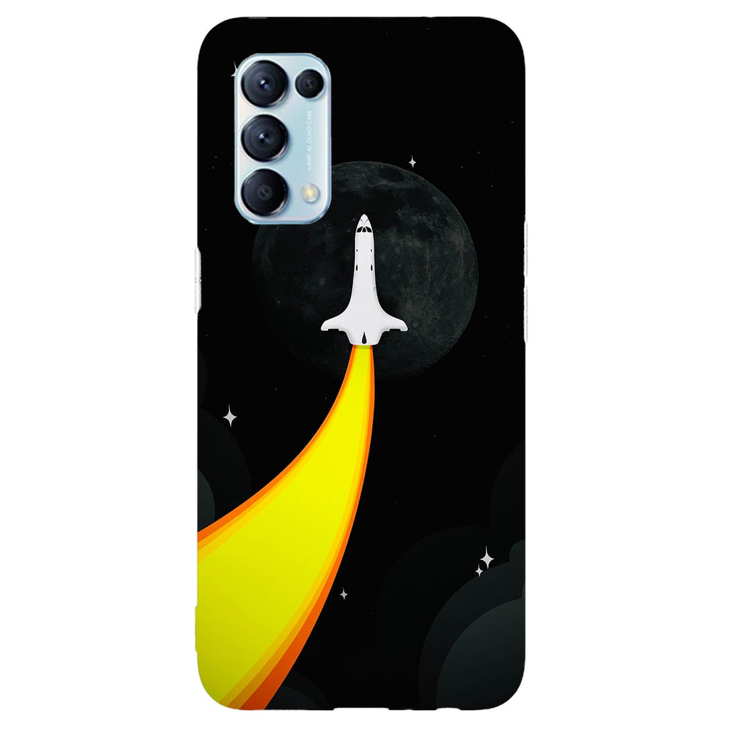 Husa compatibila cu Oppo Reno 5 4G model Space Shuttle, Silicon, TPU, Viceversa