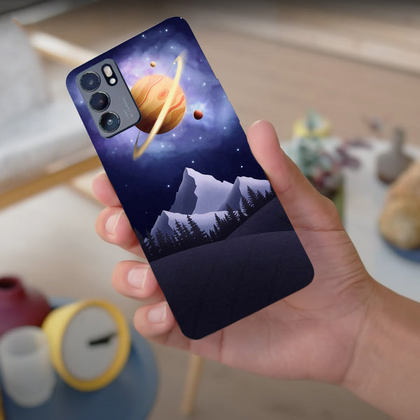 Husa compatibila cu Oppo Reno 5 4G model Space View, Silicon, TPU, Viceversa