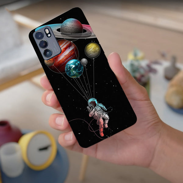 Husa compatibila cu Oppo Reno 5 4G model Space walk, Silicon, TPU, Viceversa