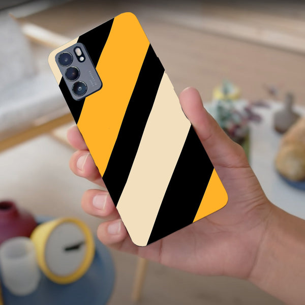 Husa compatibila cu Oppo Reno 5 4G model Stripes, Silicon, TPU, Viceversa