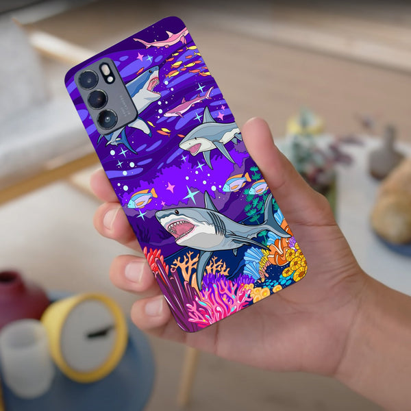 Husa compatibila cu Oppo Reno 5 4G model Subnautical life, Silicon, TPU, Viceversa