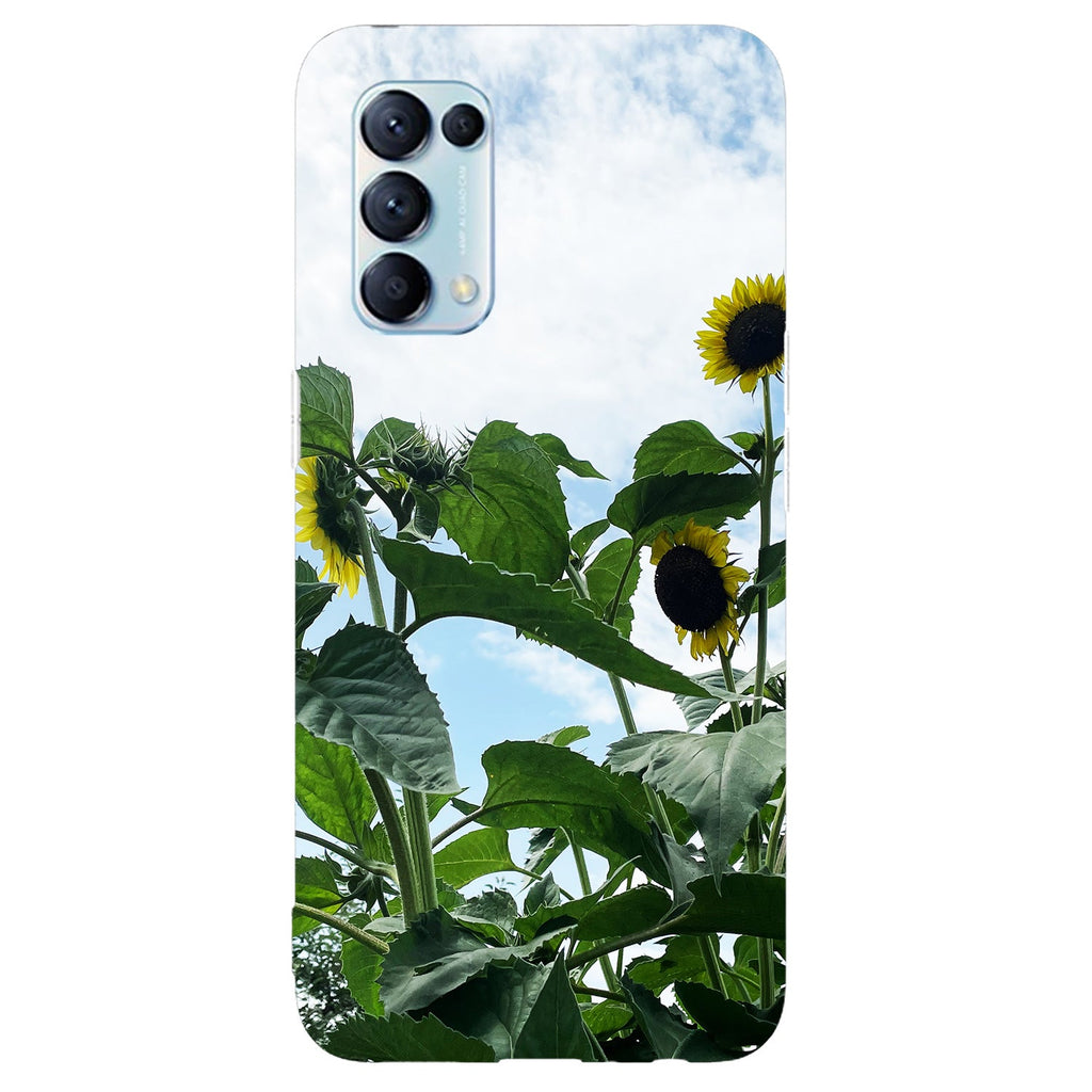 Husa compatibila cu Oppo Reno 5 4G model Sunflower, Silicon, TPU, Viceversa