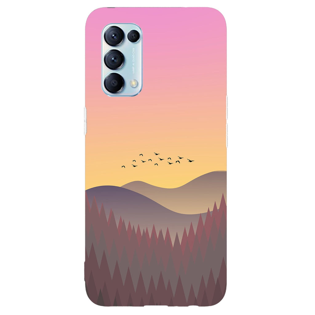 Husa compatibila cu Oppo Reno 5 4G model Sunny Grasslands, Silicon, TPU, Viceversa