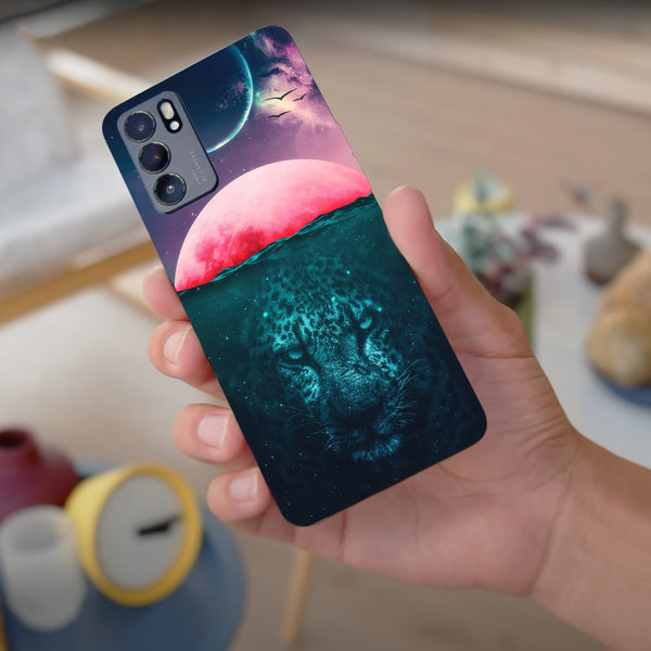 Husa compatibila cu Oppo Reno 5 4G model Surreal nature, Silicon, TPU, Viceversa