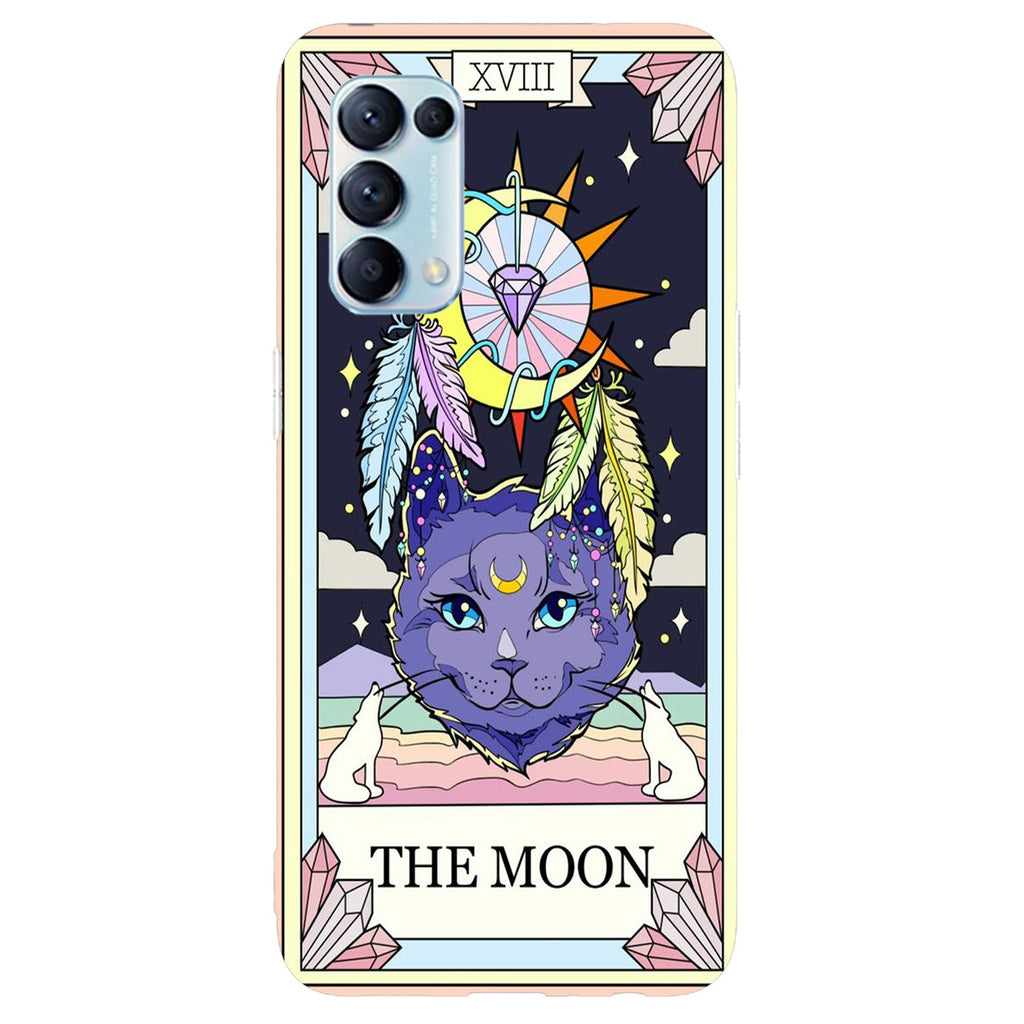 Husa compatibila cu Oppo Reno 5 4G model The moon cat, Silicon, TPU, Viceversa