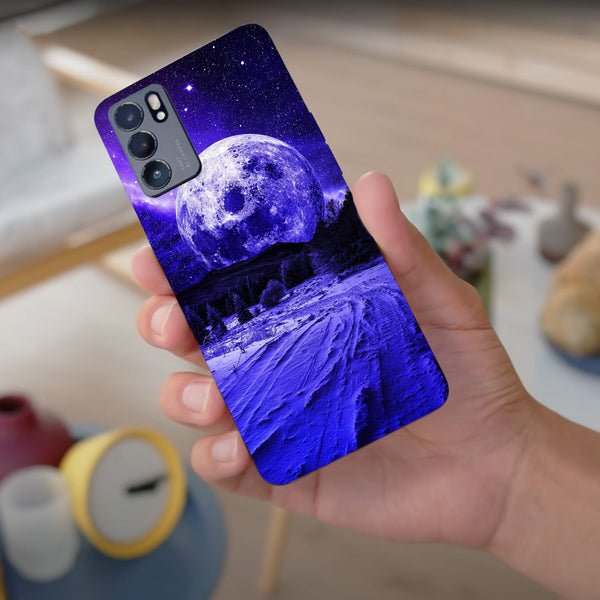 Husa compatibila cu Oppo Reno 5 4G model To the moon, Silicon, TPU, Viceversa