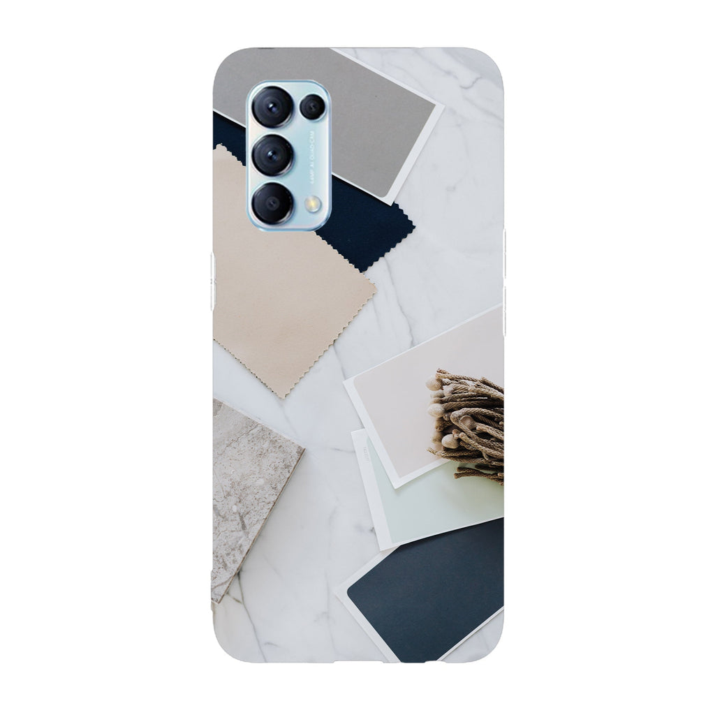 Husa compatibila cu Oppo Reno 4Z model Material designe, Silicon, TPU, Viceversa