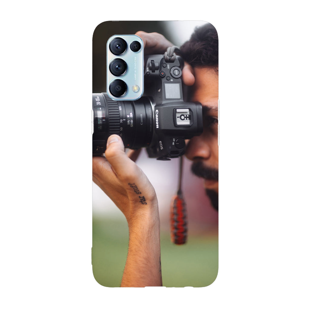 Husa compatibila cu Oppo Reno 5 4G model Canon Eos, Silicon, TPU, Viceversa