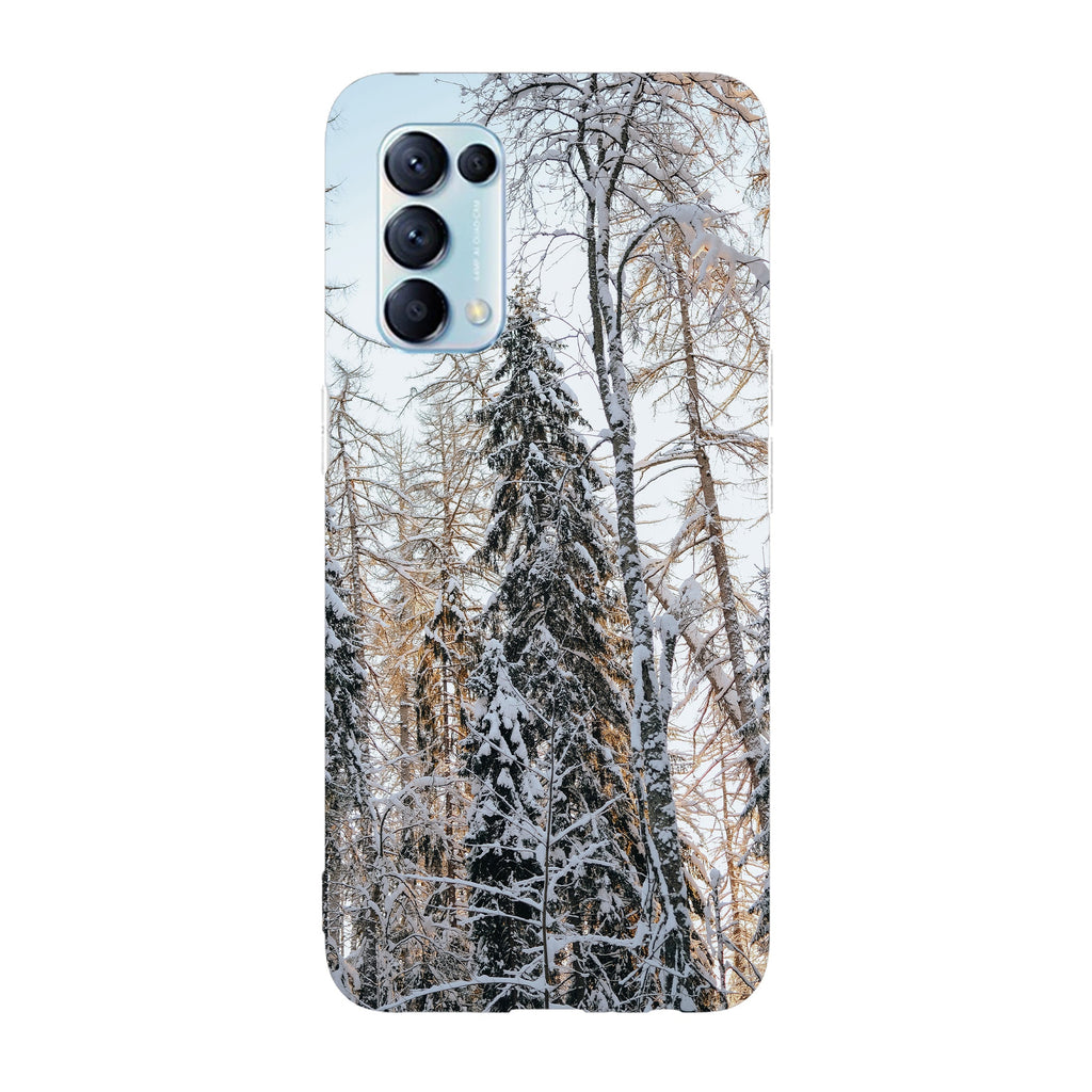 Husa compatibila cu Oppo Reno 5 4G model Cold winter day, Silicon, TPU, Viceversa