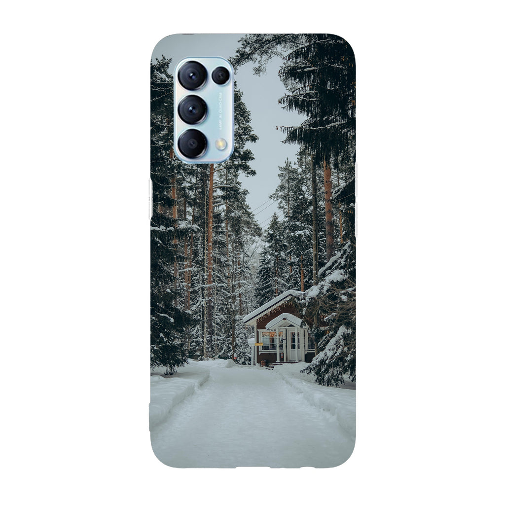 Husa compatibila cu Oppo Reno 5 4G model Cozy Cabin, Silicon, TPU, Viceversa