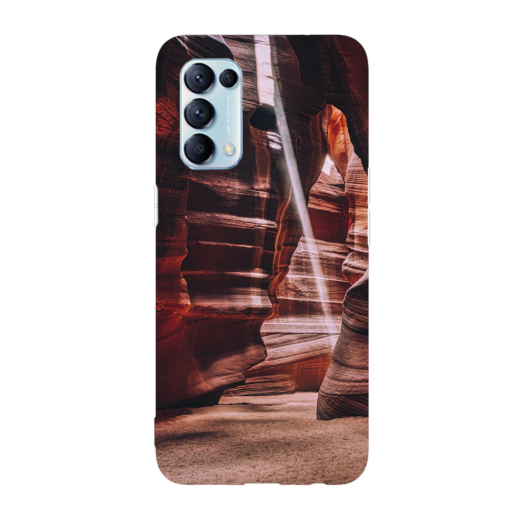 Husa compatibila cu Oppo Reno 5 4G model Desert Antelope Canyon, Silicon, TPU, Viceversa