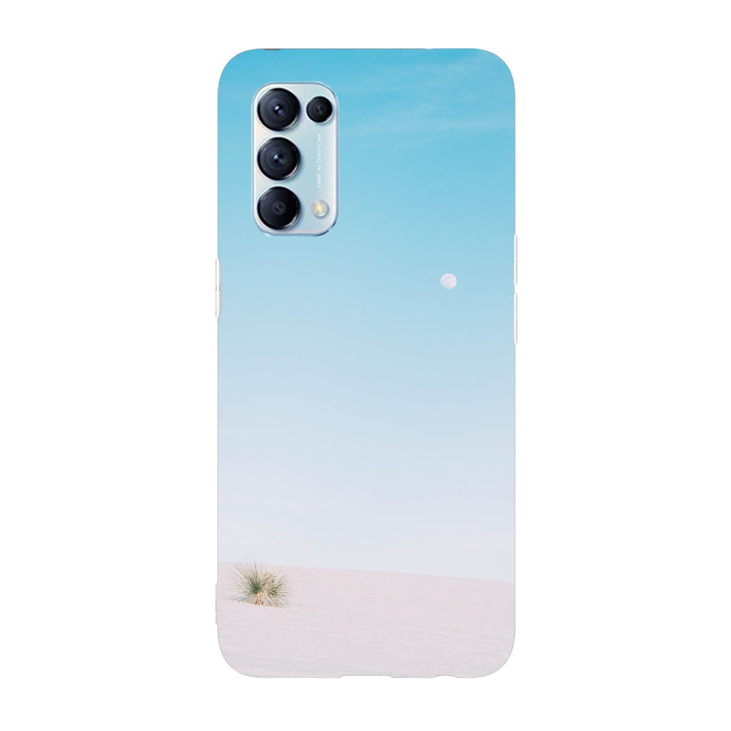 Husa compatibila cu Oppo Reno 5 4G model Dessert Moon, Silicon, TPU, Viceversa