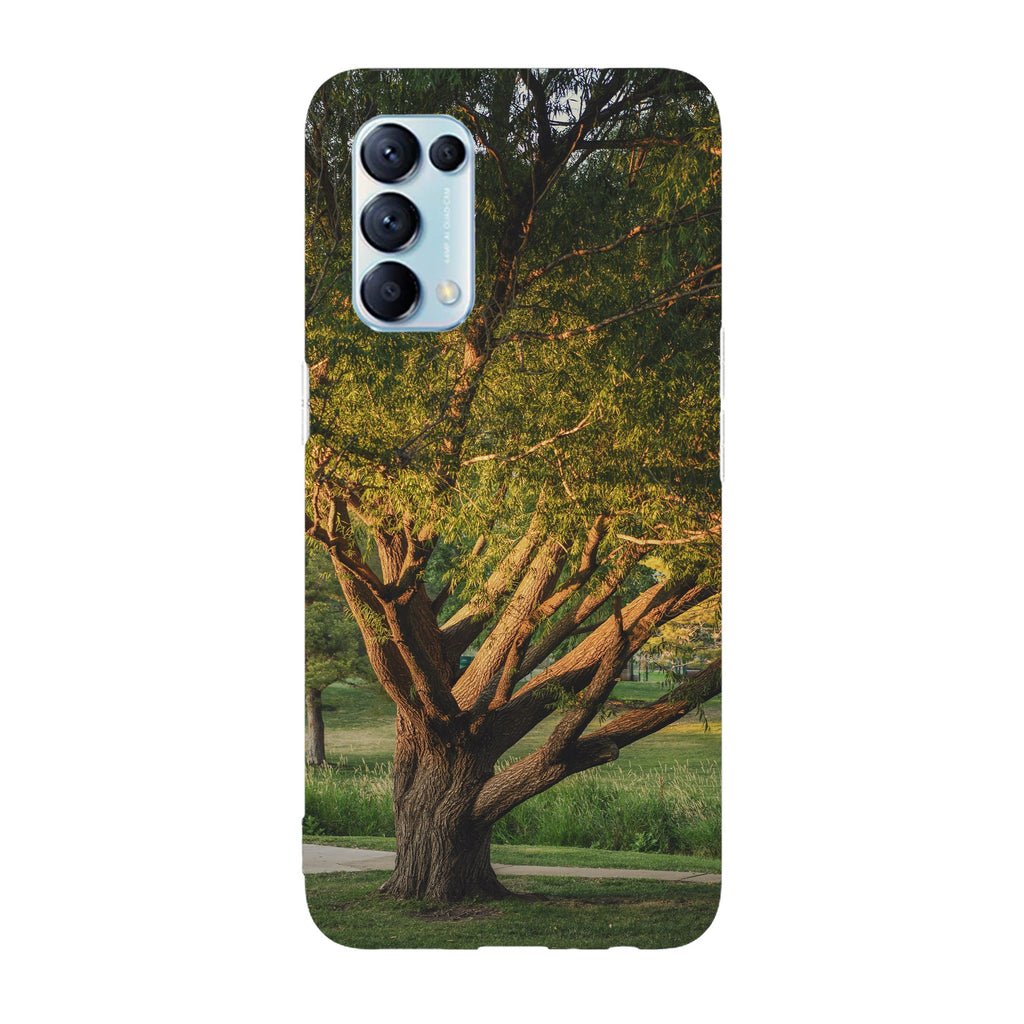 Husa compatibila cu Oppo Reno 5 4G model Elm tree, Silicon, TPU, Viceversa