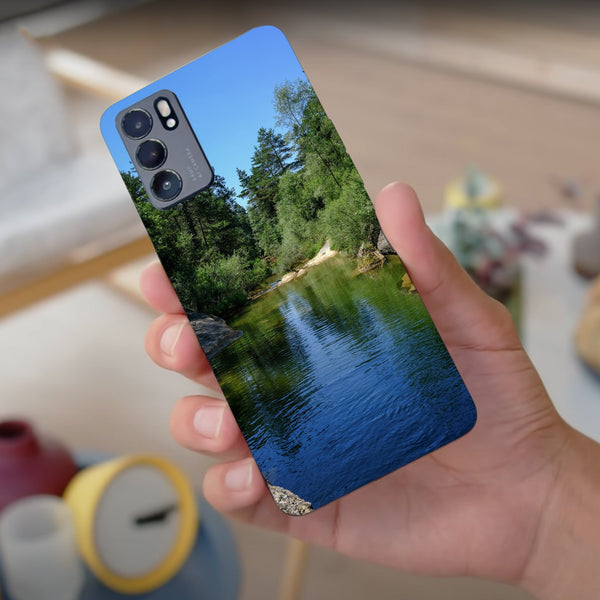 Husa compatibila cu Oppo Reno 5 4G model Beautiful River, Silicon, TPU, Viceversa