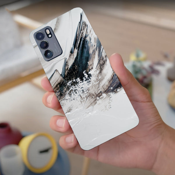 Husa compatibila cu Oppo Reno 5 4G model Abstract Painting, Silicon, TPU, Viceversa