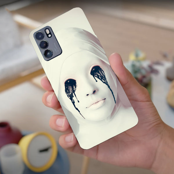 Husa compatibila cu Oppo Reno 5 4G model American Horror Story Asylum, Silicon, TPU, Viceversa